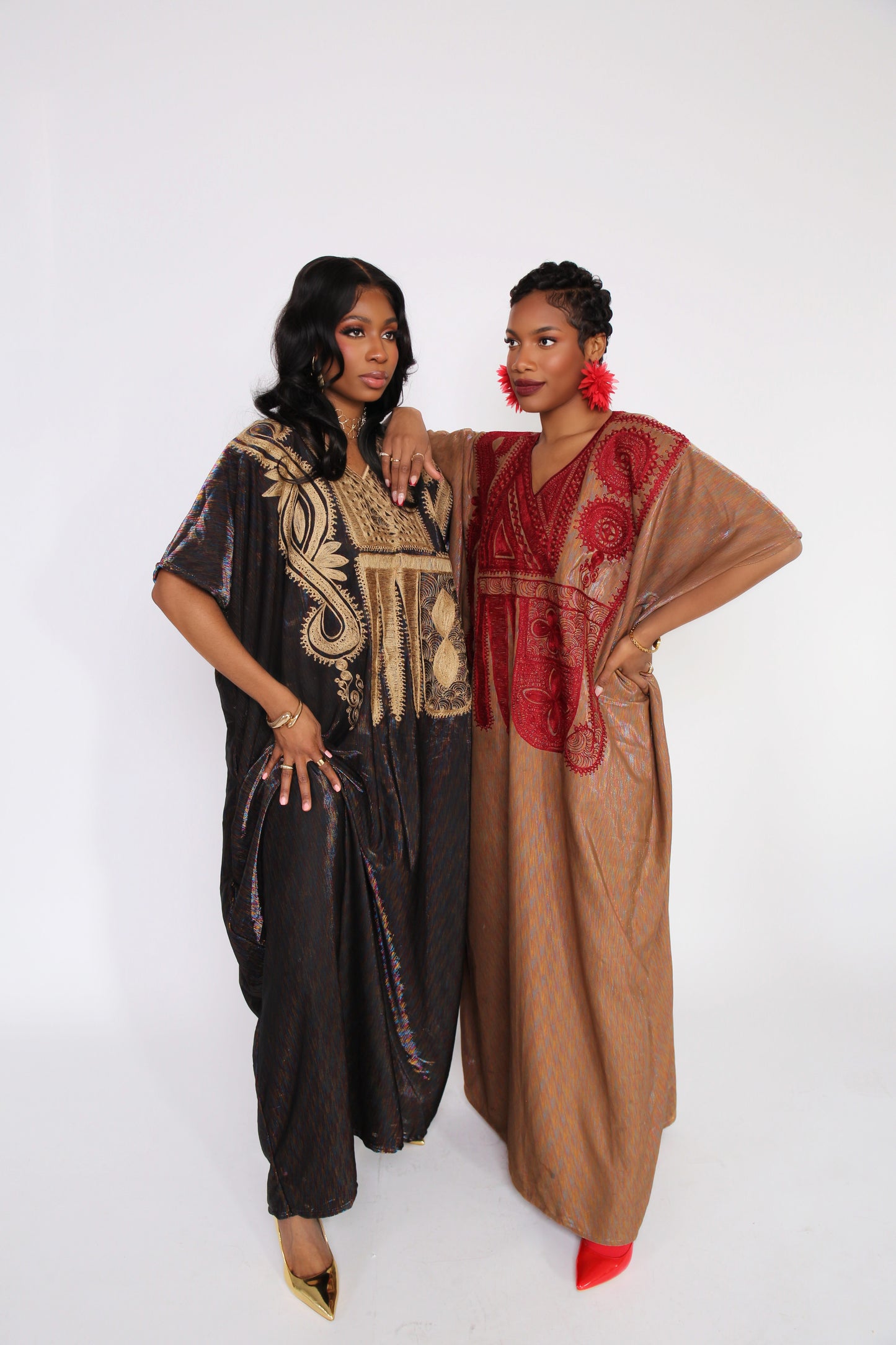 traditional embroidered kaftans